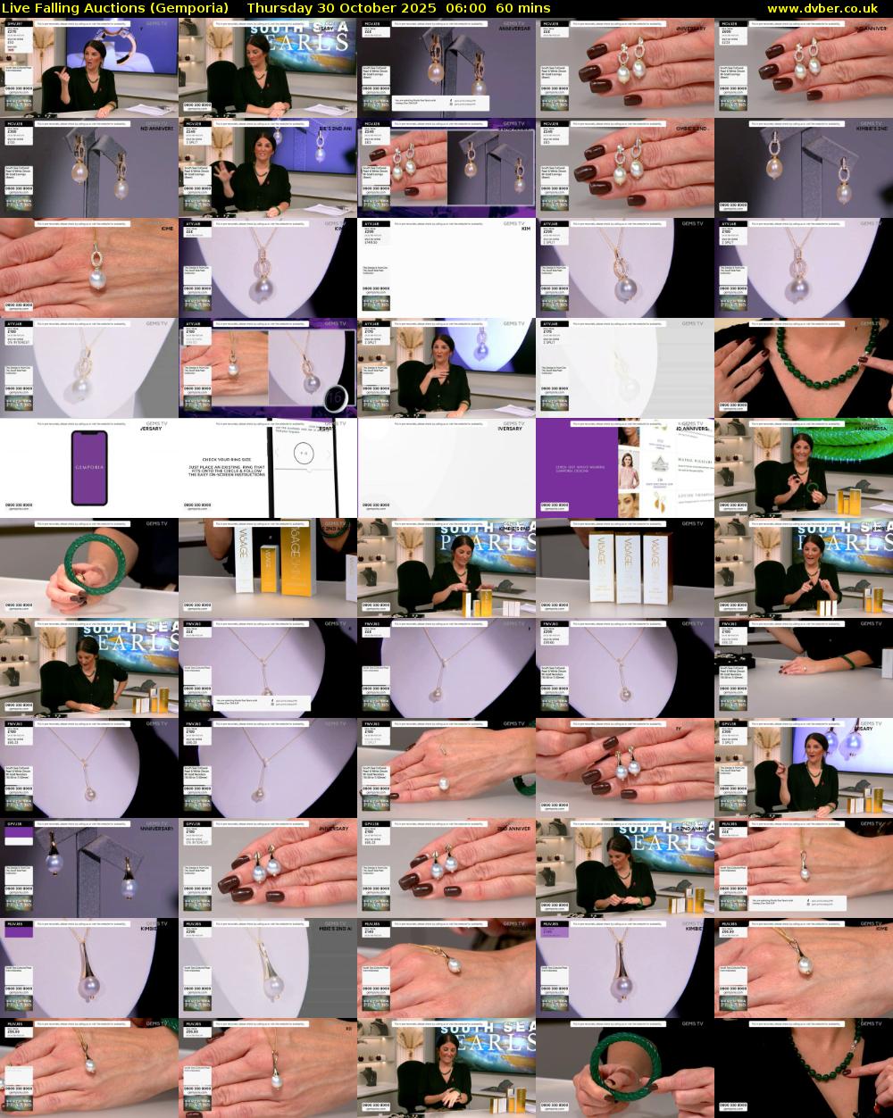 Live Falling Auctions (Gemporia) Thursday 30 October 2025 06:00 - 07:00