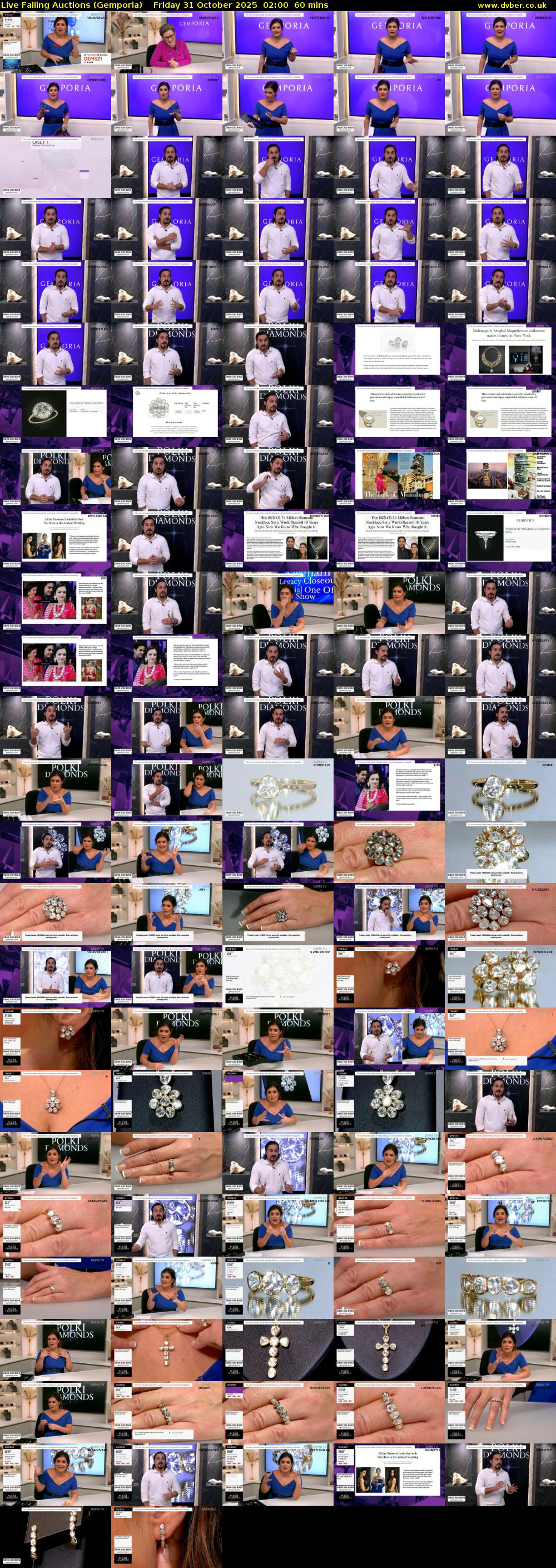 Live Falling Auctions (Gemporia) Friday 31 October 2025 02:00 - 03:00