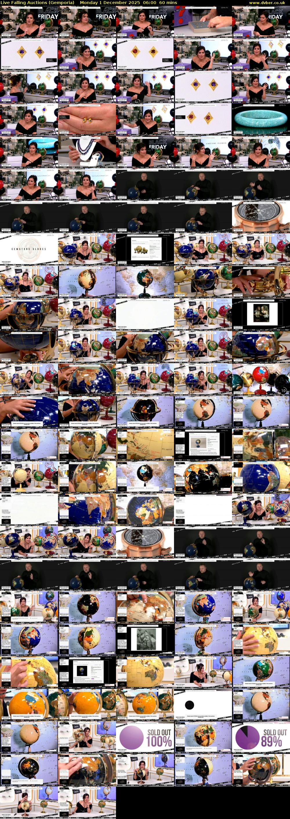 Live Falling Auctions (Gemporia) Monday 1 December 2025 06:00 - 07:00