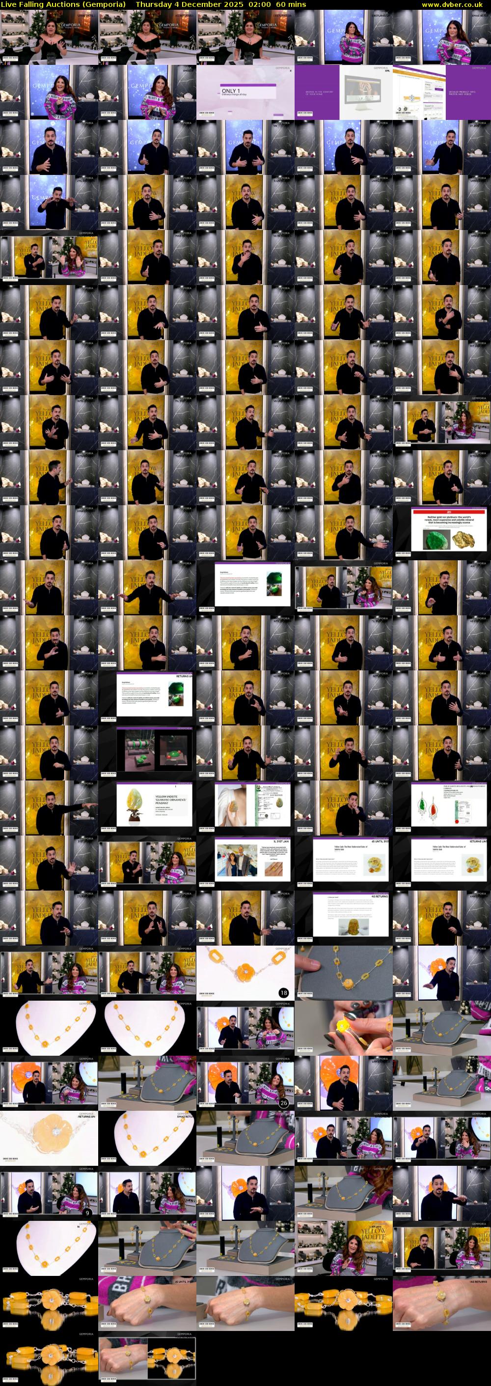 Live Falling Auctions (Gemporia) Thursday 4 December 2025 02:00 - 03:00