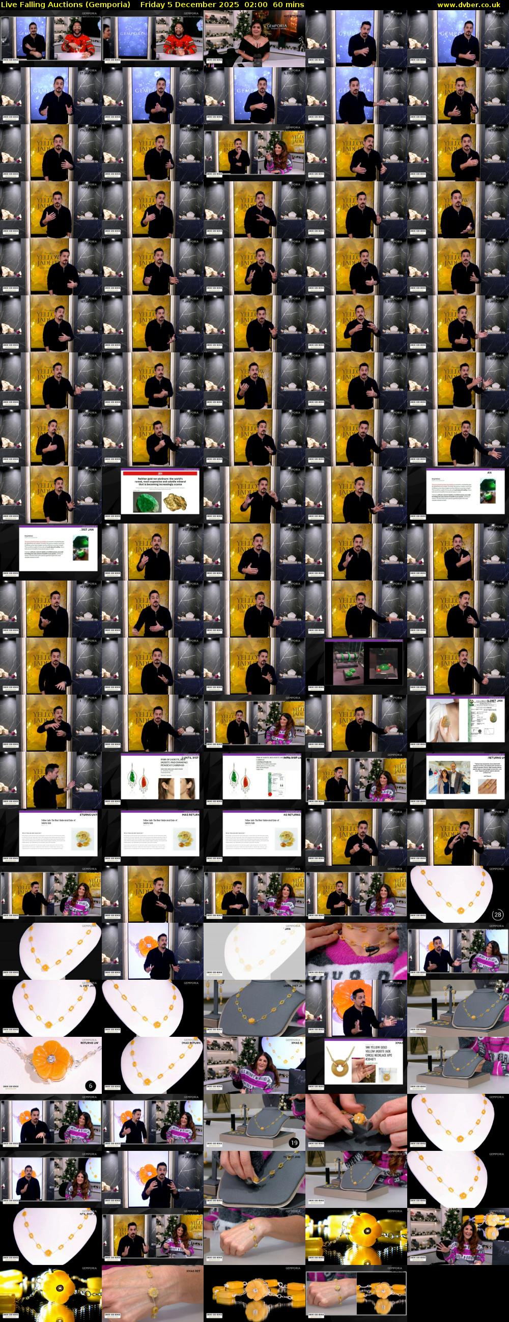 Live Falling Auctions (Gemporia) Friday 5 December 2025 02:00 - 03:00