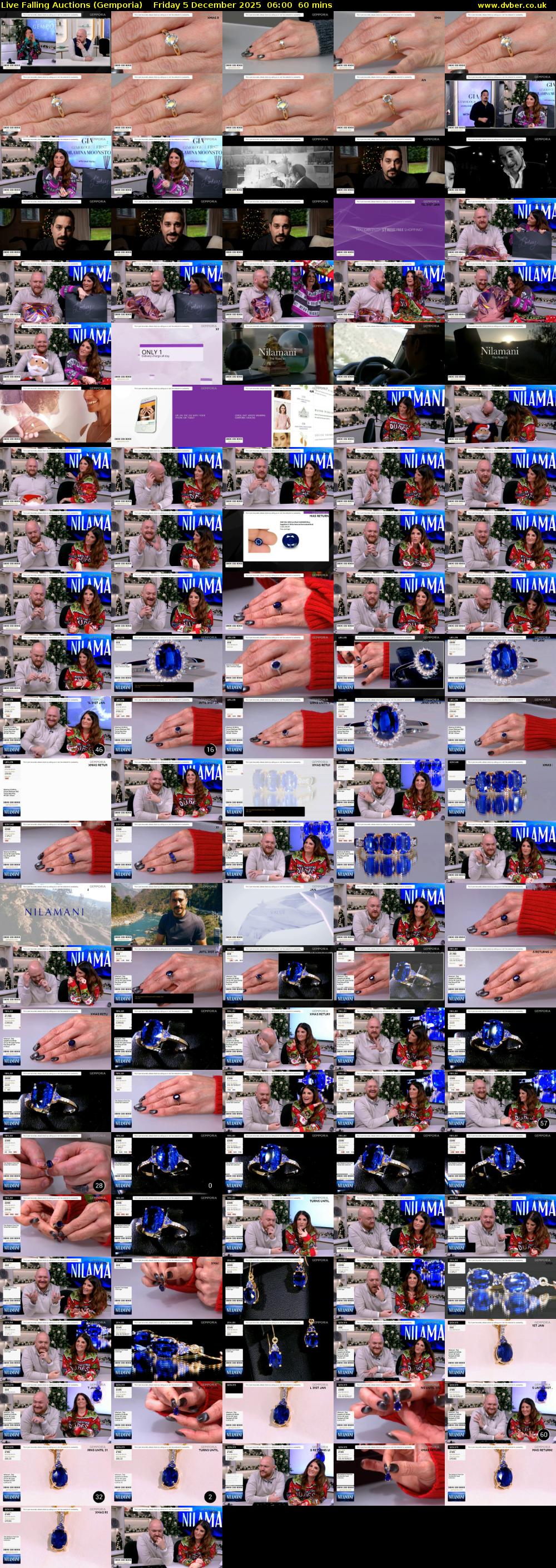 Live Falling Auctions (Gemporia) Friday 5 December 2025 06:00 - 07:00