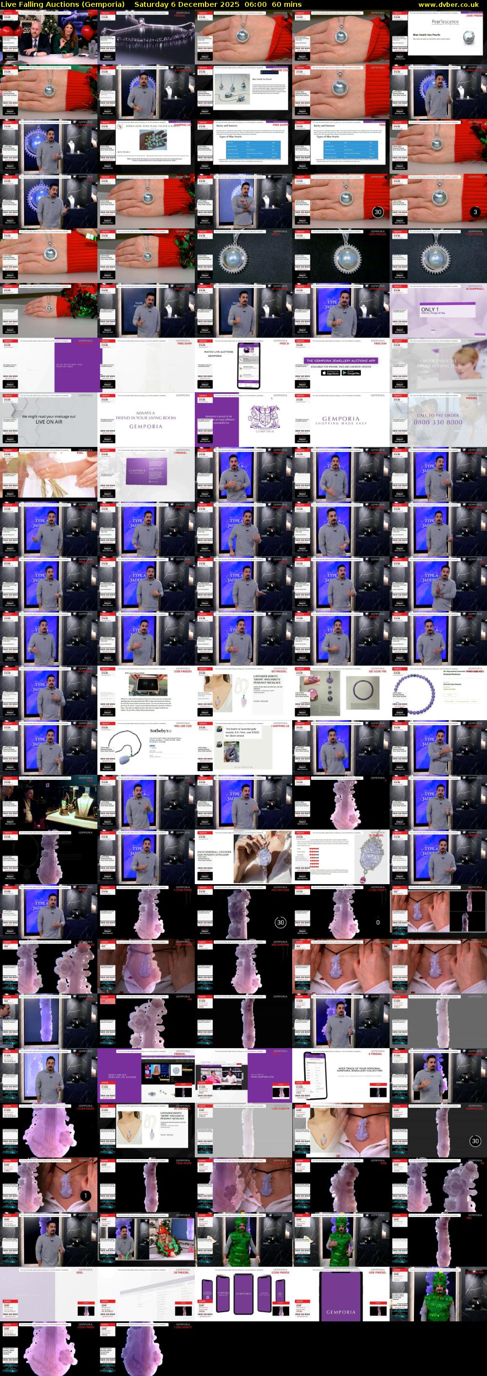 Live Falling Auctions (Gemporia) Saturday 6 December 2025 06:00 - 07:00