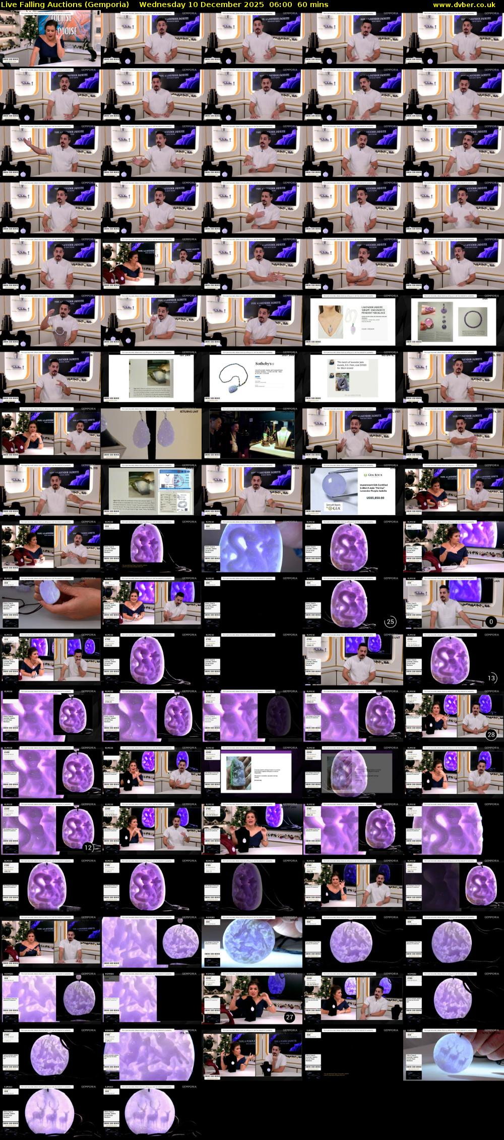 Live Falling Auctions (Gemporia) Wednesday 10 December 2025 06:00 - 07:00