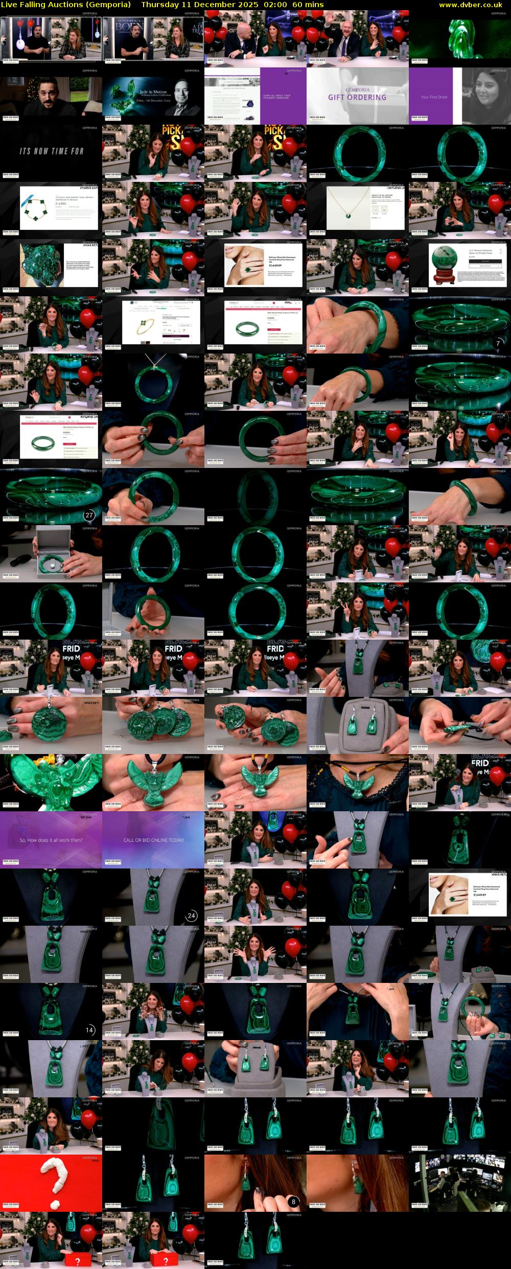 Live Falling Auctions (Gemporia) Thursday 11 December 2025 02:00 - 03:00