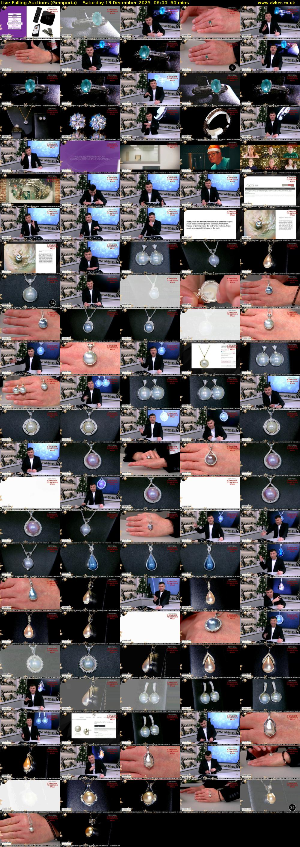 Live Falling Auctions (Gemporia) Saturday 13 December 2025 06:00 - 07:00