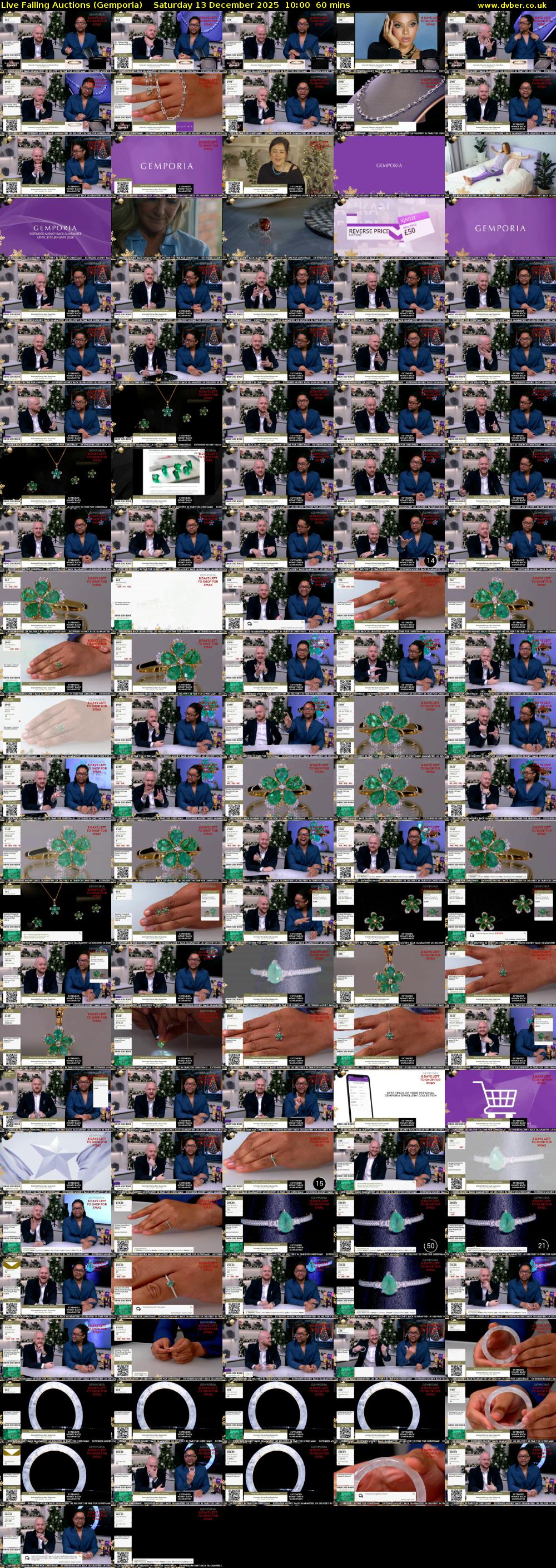 Live Falling Auctions (Gemporia) Saturday 13 December 2025 10:00 - 11:00