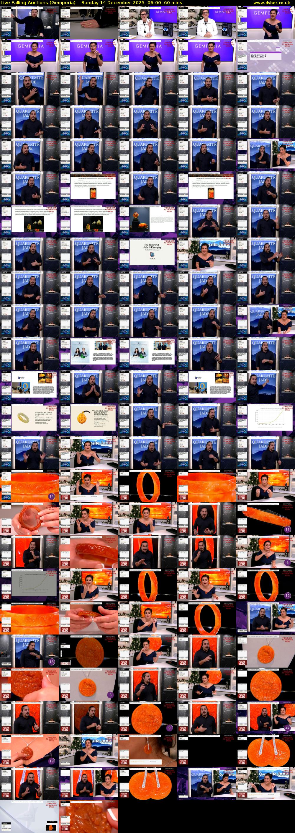 Live Falling Auctions (Gemporia) Sunday 14 December 2025 06:00 - 07:00
