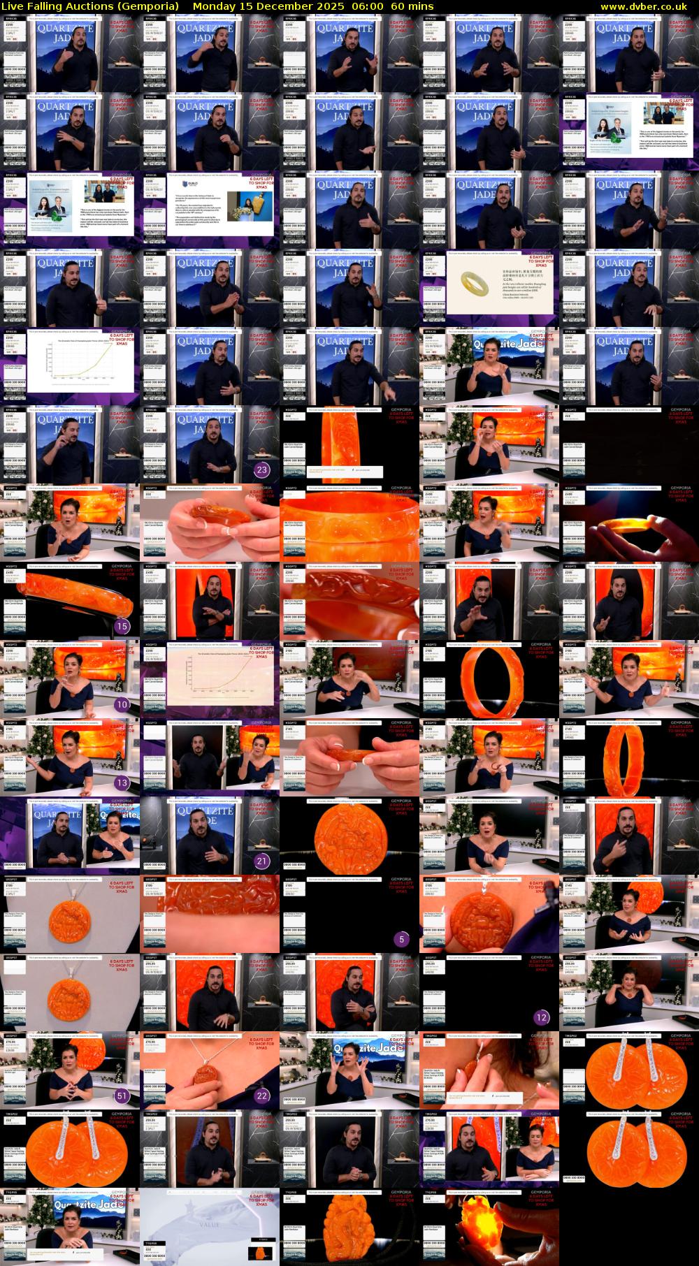 Live Falling Auctions (Gemporia) Monday 15 December 2025 06:00 - 07:00