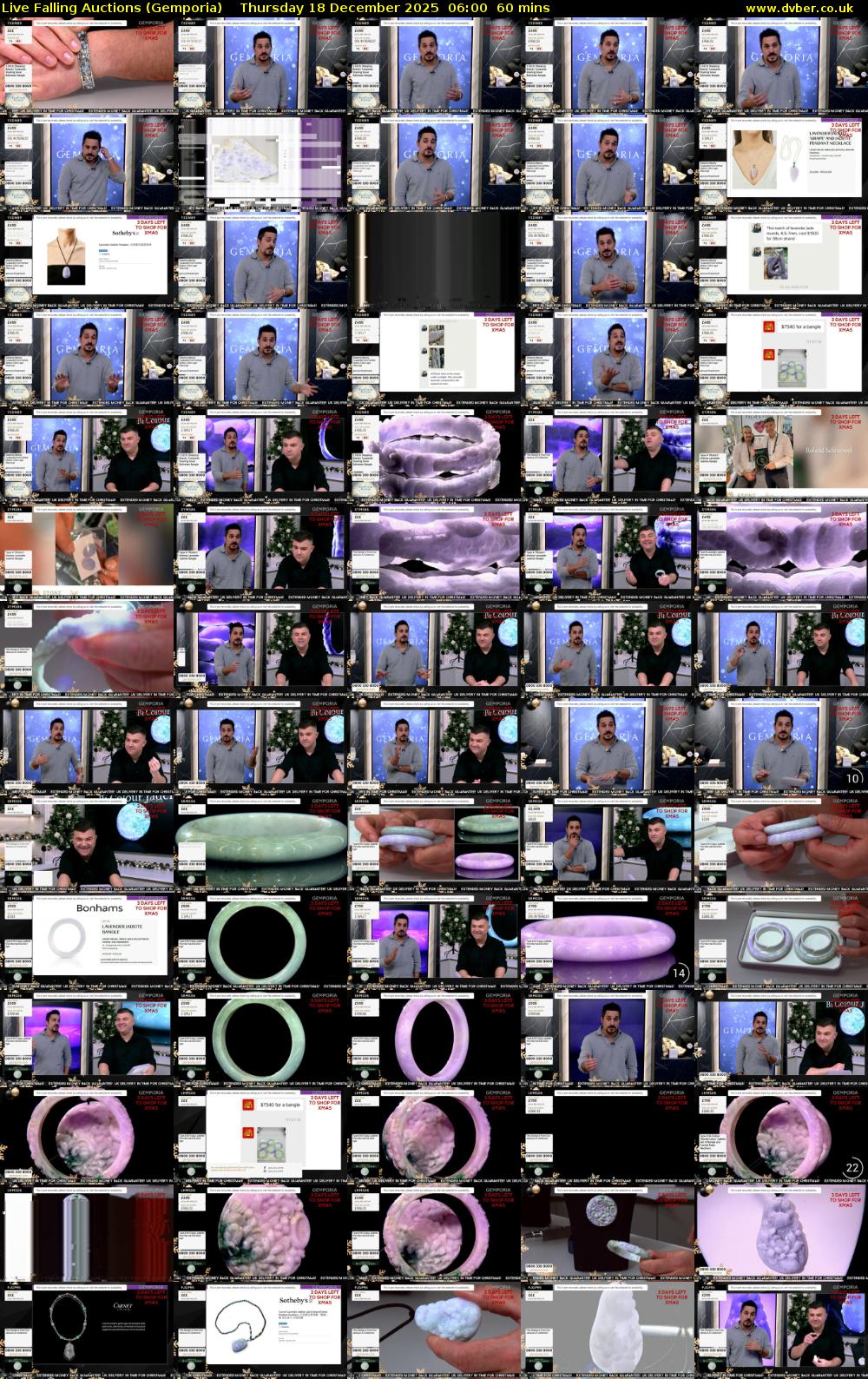 Live Falling Auctions (Gemporia) Thursday 18 December 2025 06:00 - 07:00