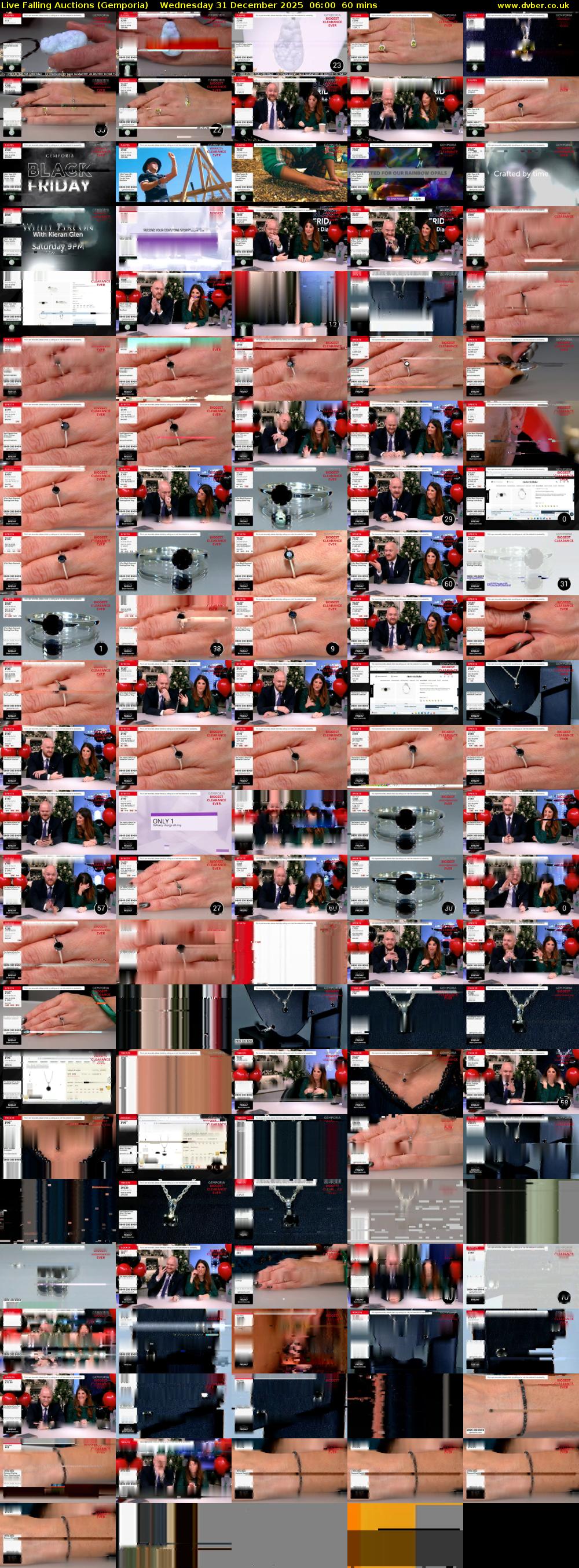 Live Falling Auctions (Gemporia) Wednesday 31 December 2025 06:00 - 07:00