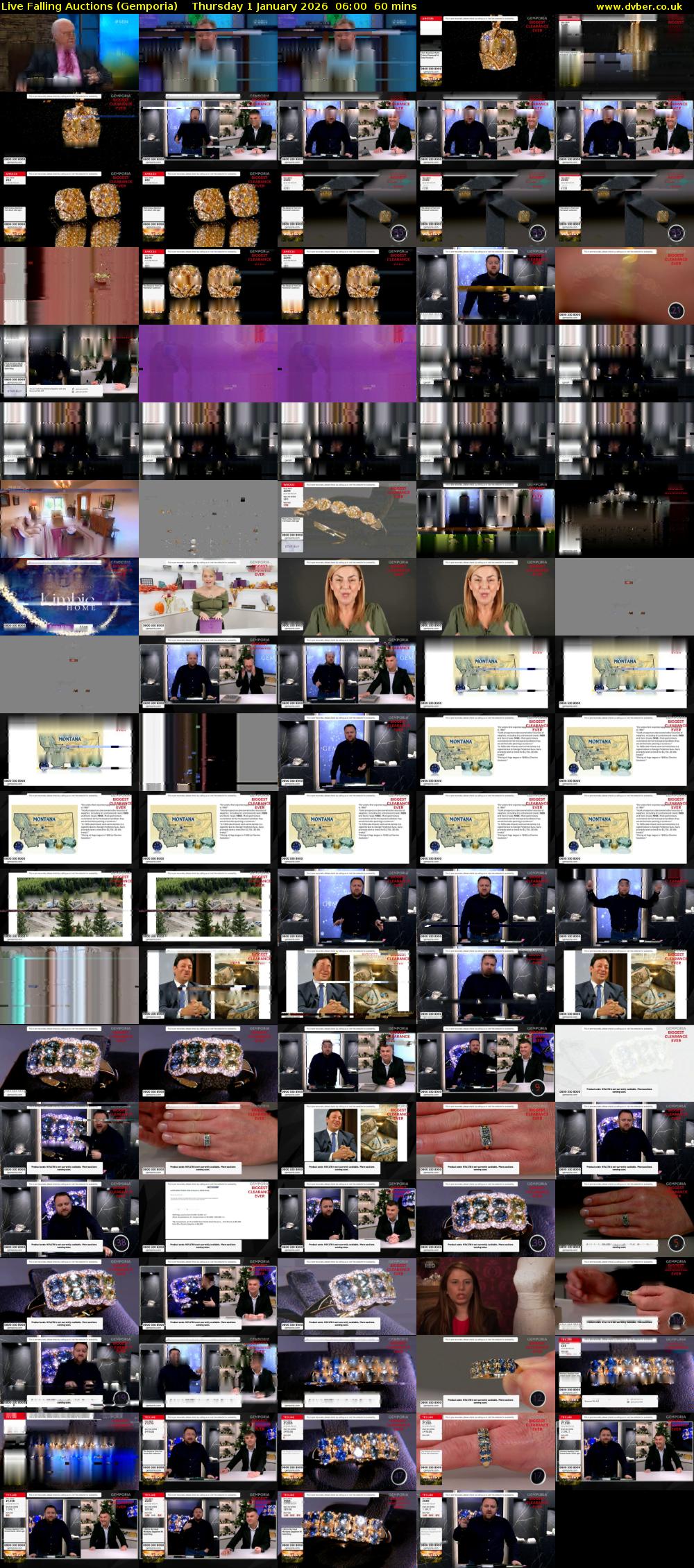 Live Falling Auctions (Gemporia) Thursday 1 January 2026 06:00 - 07:00