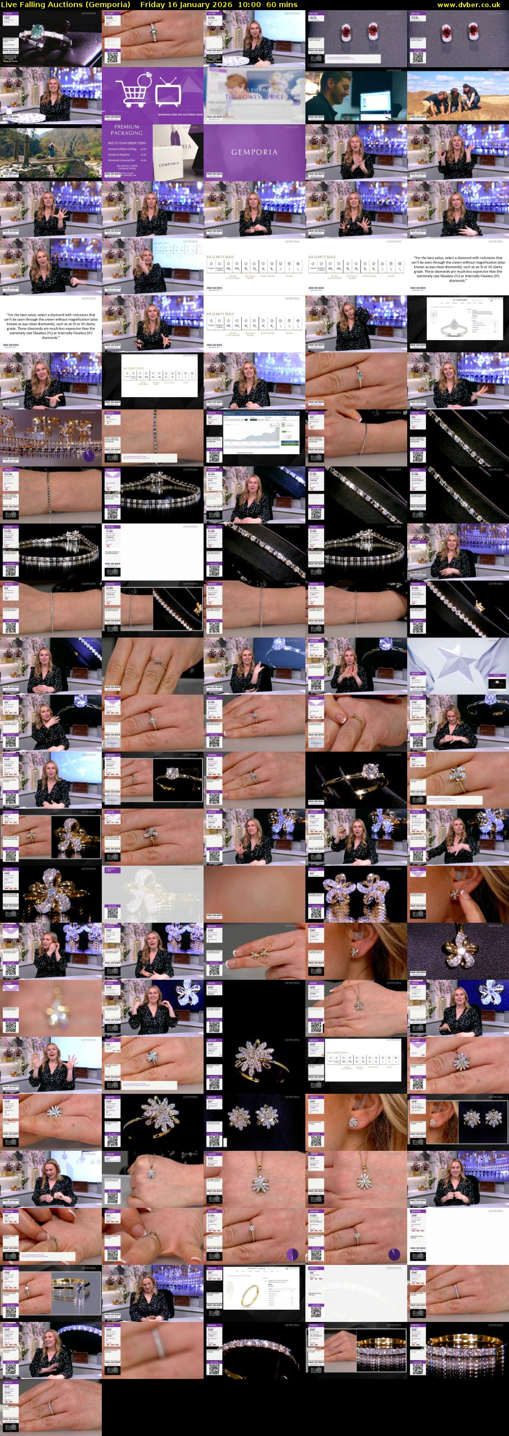 Live Falling Auctions (Gemporia) Friday 16 January 2026 10:00 - 11:00