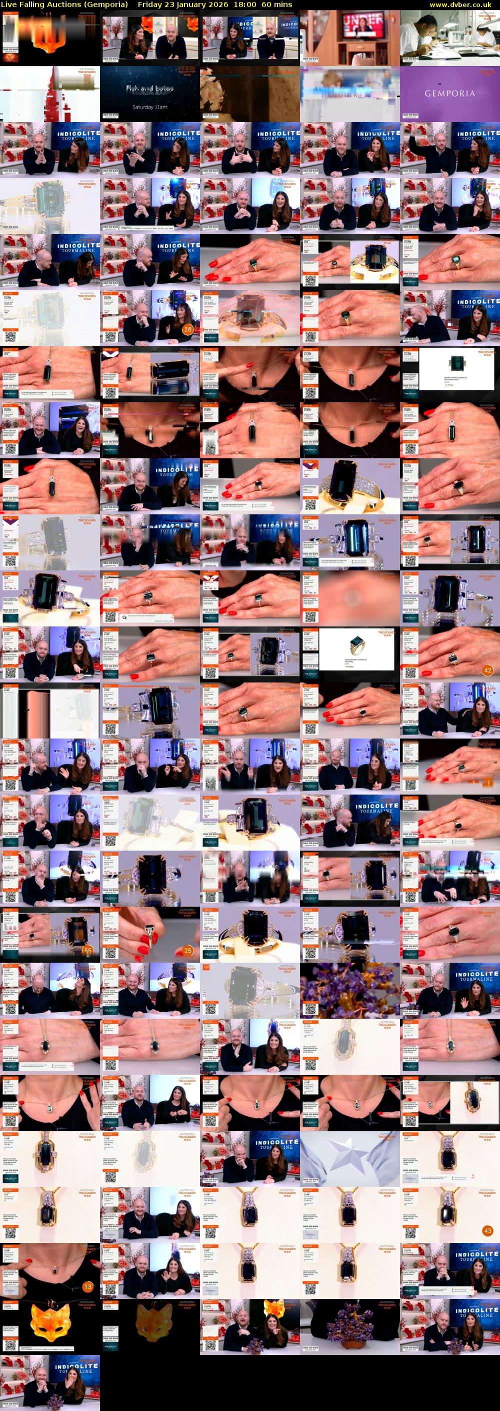Live Falling Auctions (Gemporia) Friday 23 January 2026 18:00 - 19:00