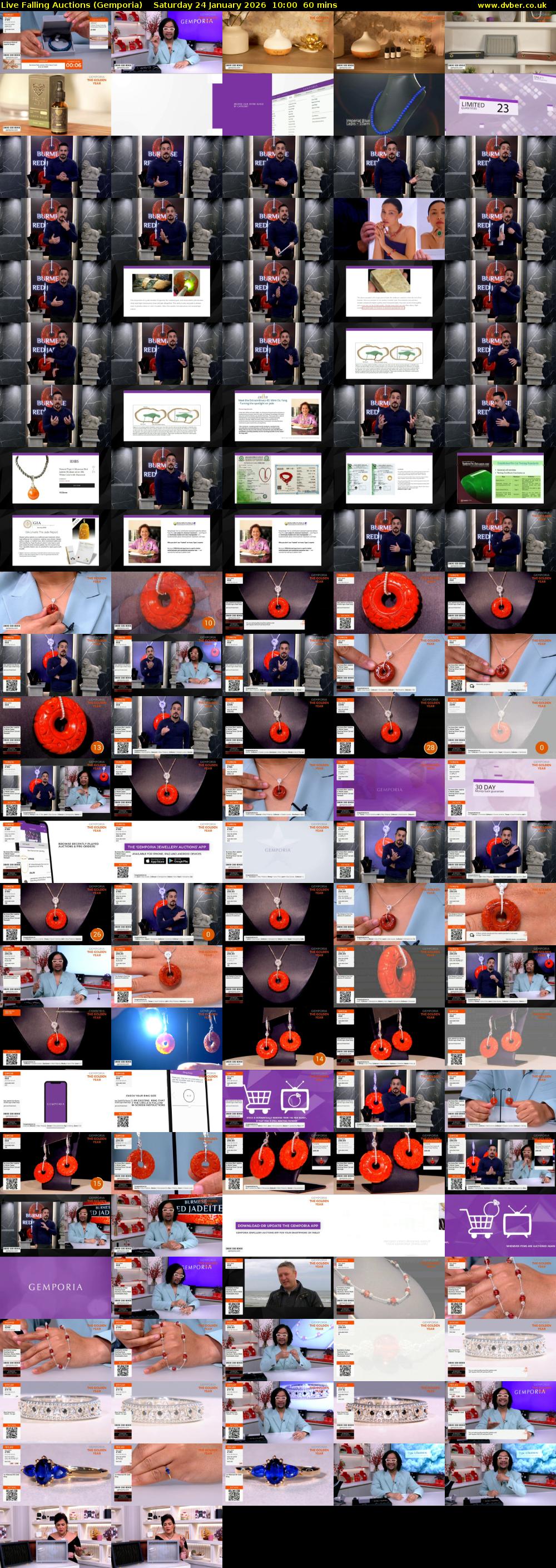 Live Falling Auctions (Gemporia) Saturday 24 January 2026 10:00 - 11:00