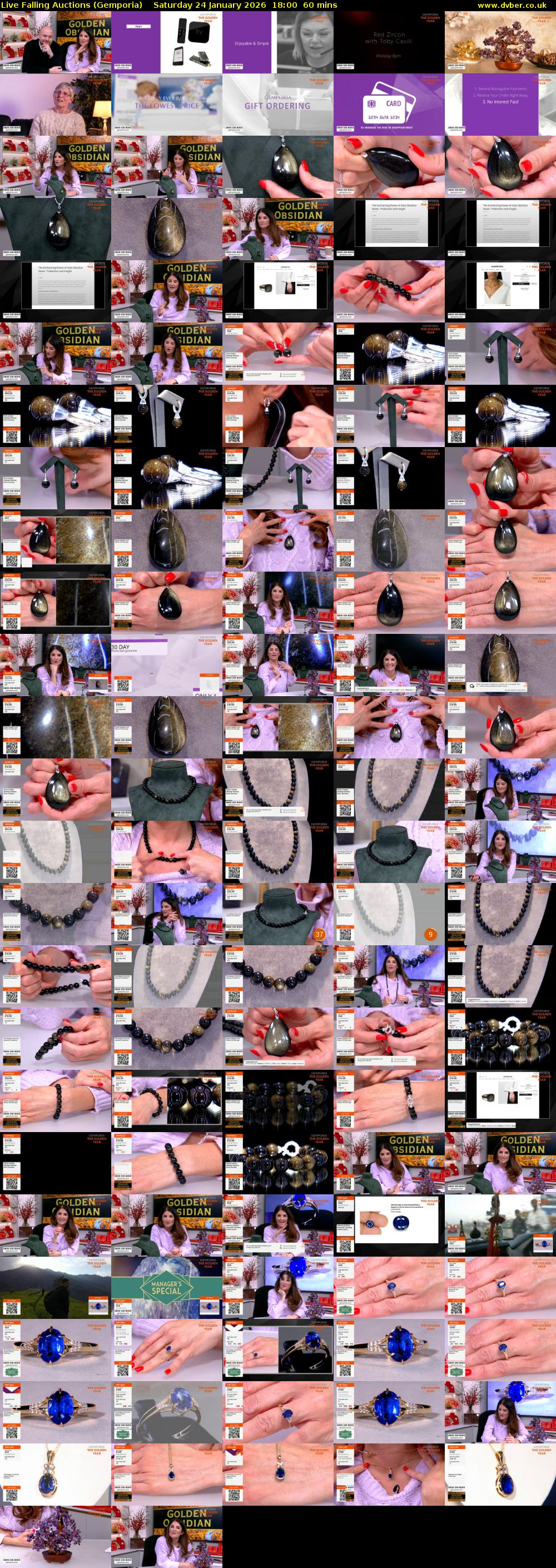 Live Falling Auctions (Gemporia) Saturday 24 January 2026 18:00 - 19:00