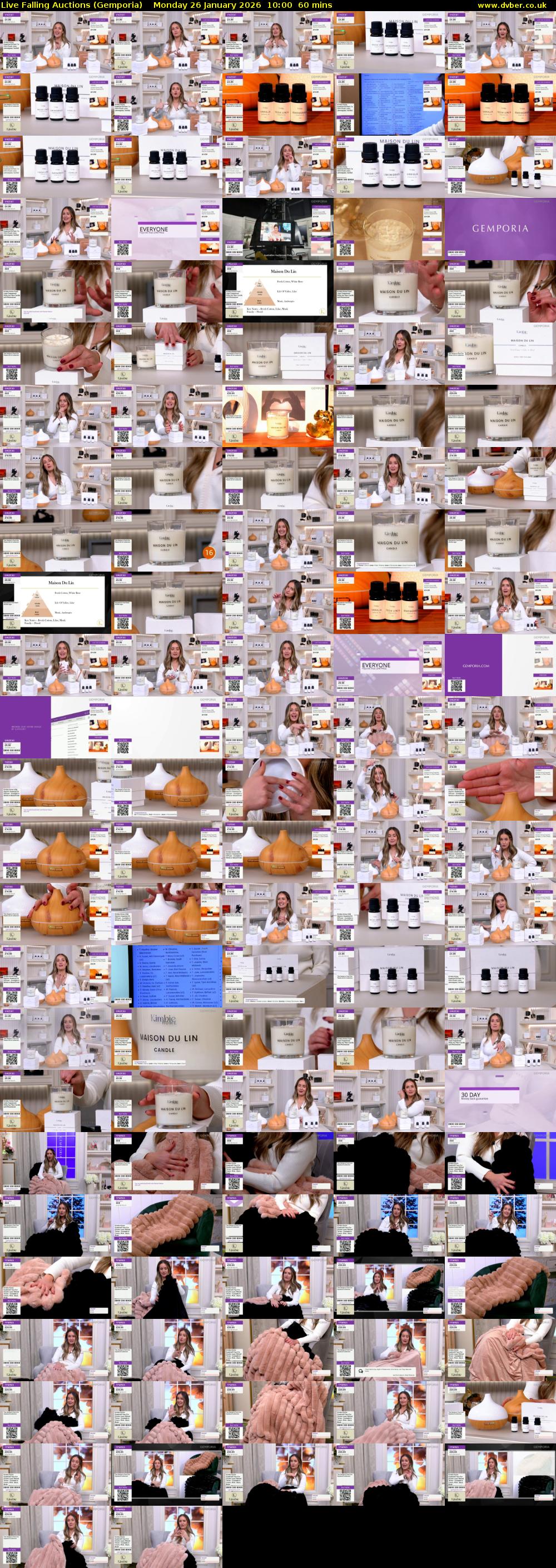 Live Falling Auctions (Gemporia) Monday 26 January 2026 10:00 - 11:00