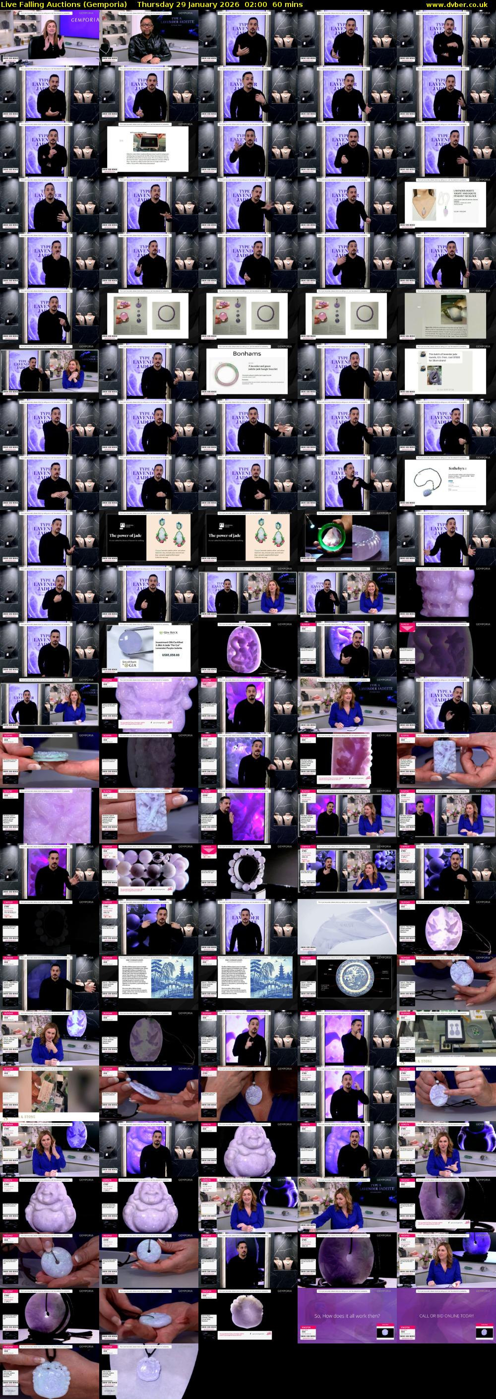 Live Falling Auctions (Gemporia) Thursday 29 January 2026 02:00 - 03:00