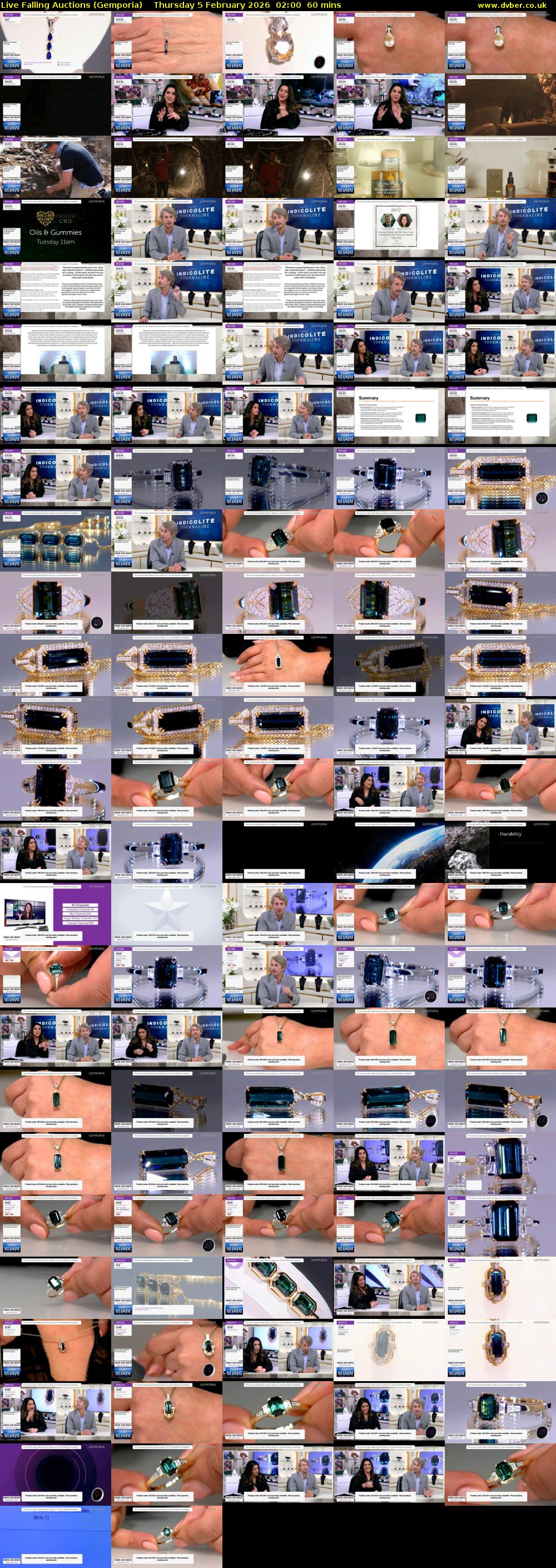 Live Falling Auctions (Gemporia) Thursday 5 February 2026 02:00 - 03:00