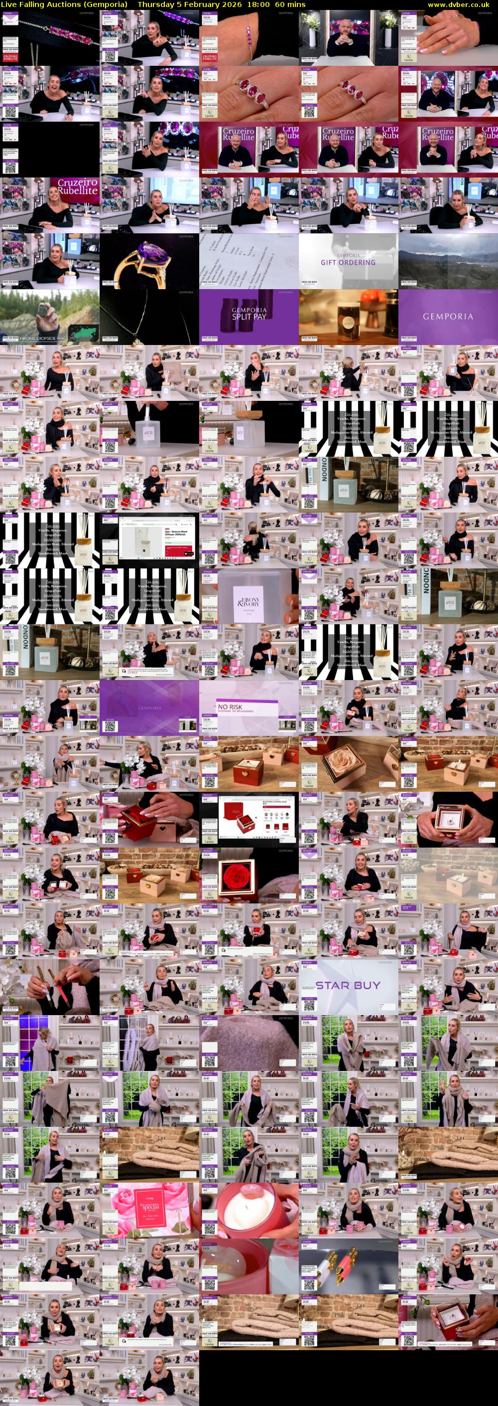 Live Falling Auctions (Gemporia) Thursday 5 February 2026 18:00 - 19:00