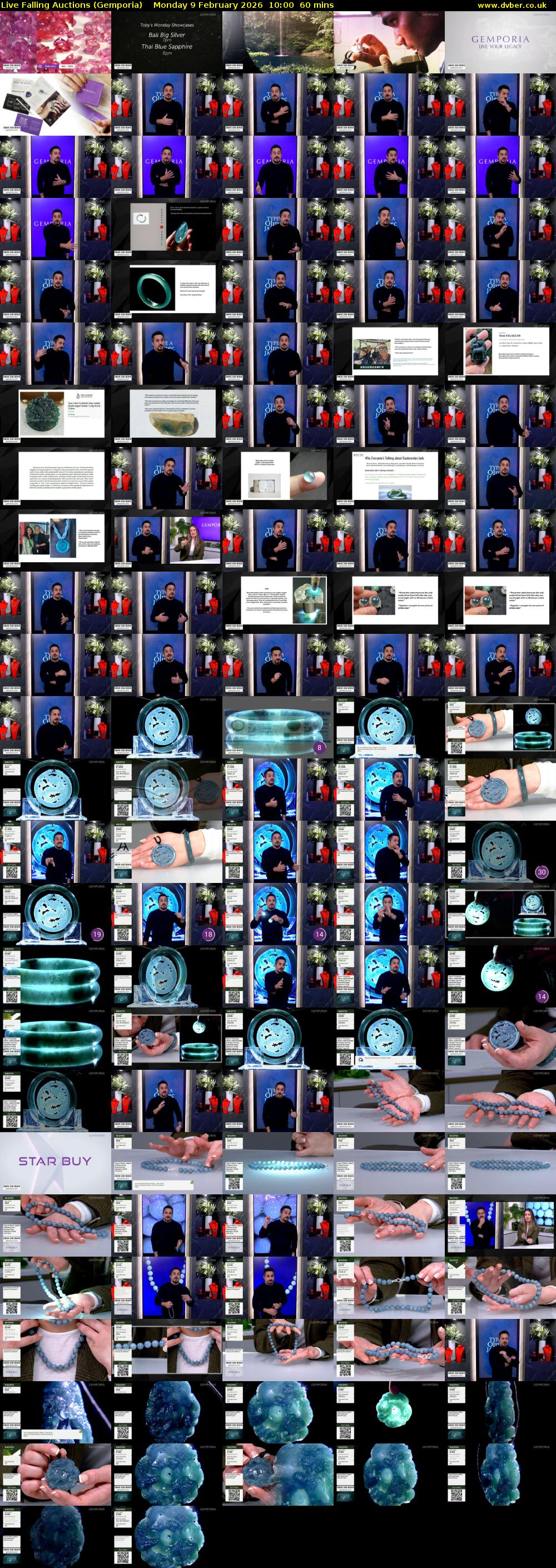 Live Falling Auctions (Gemporia) Monday 9 February 2026 10:00 - 11:00
