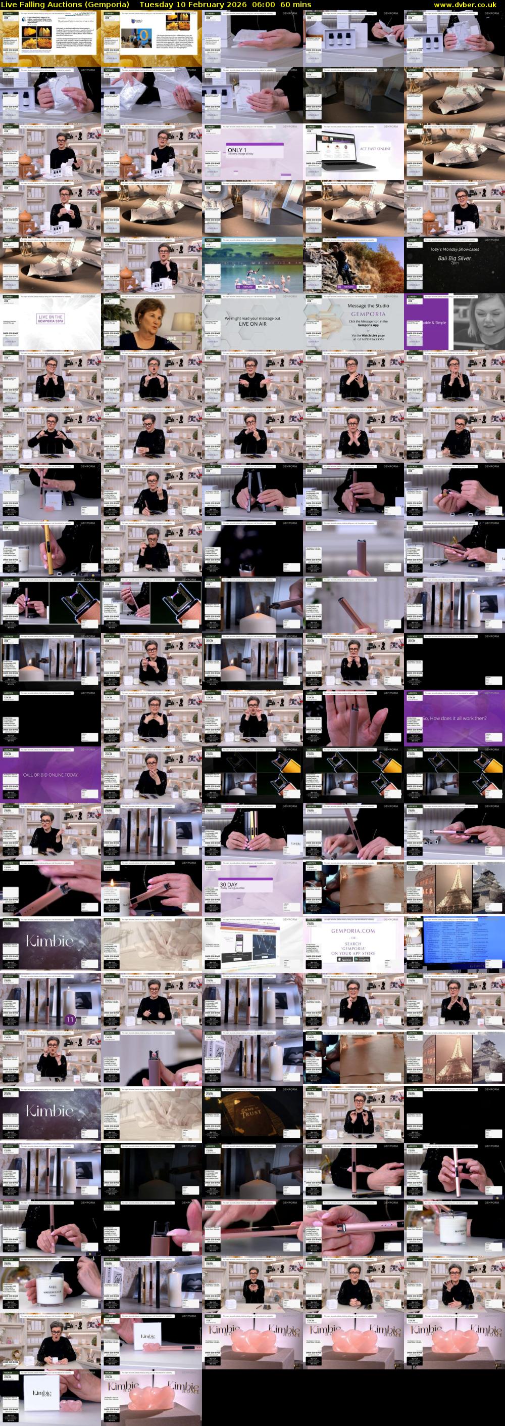 Live Falling Auctions (Gemporia) Tuesday 10 February 2026 06:00 - 07:00