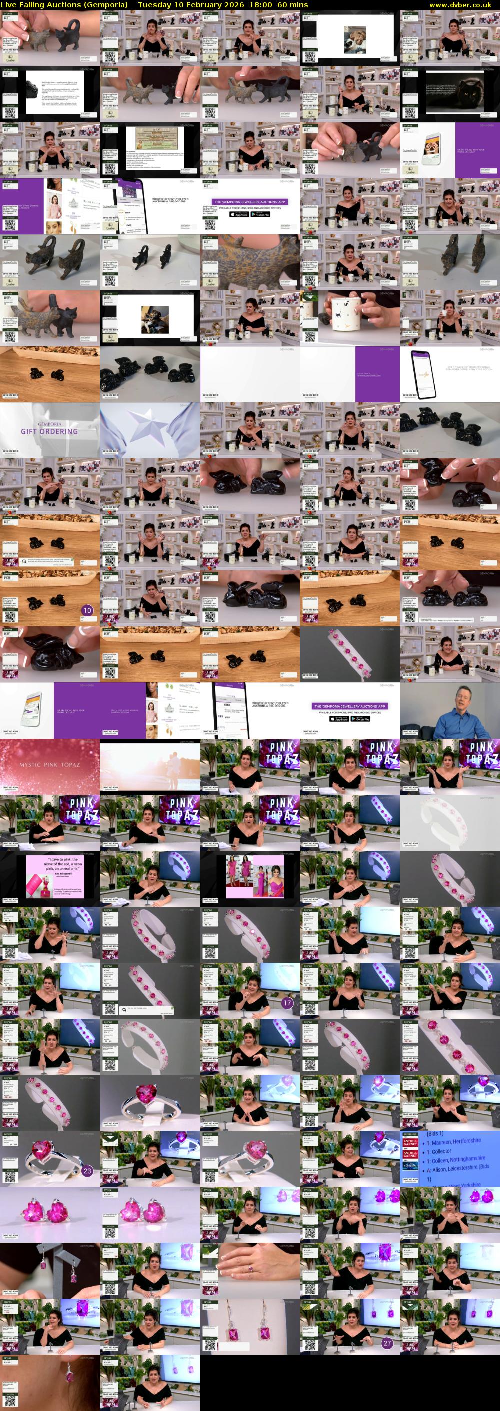Live Falling Auctions (Gemporia) Tuesday 10 February 2026 18:00 - 19:00