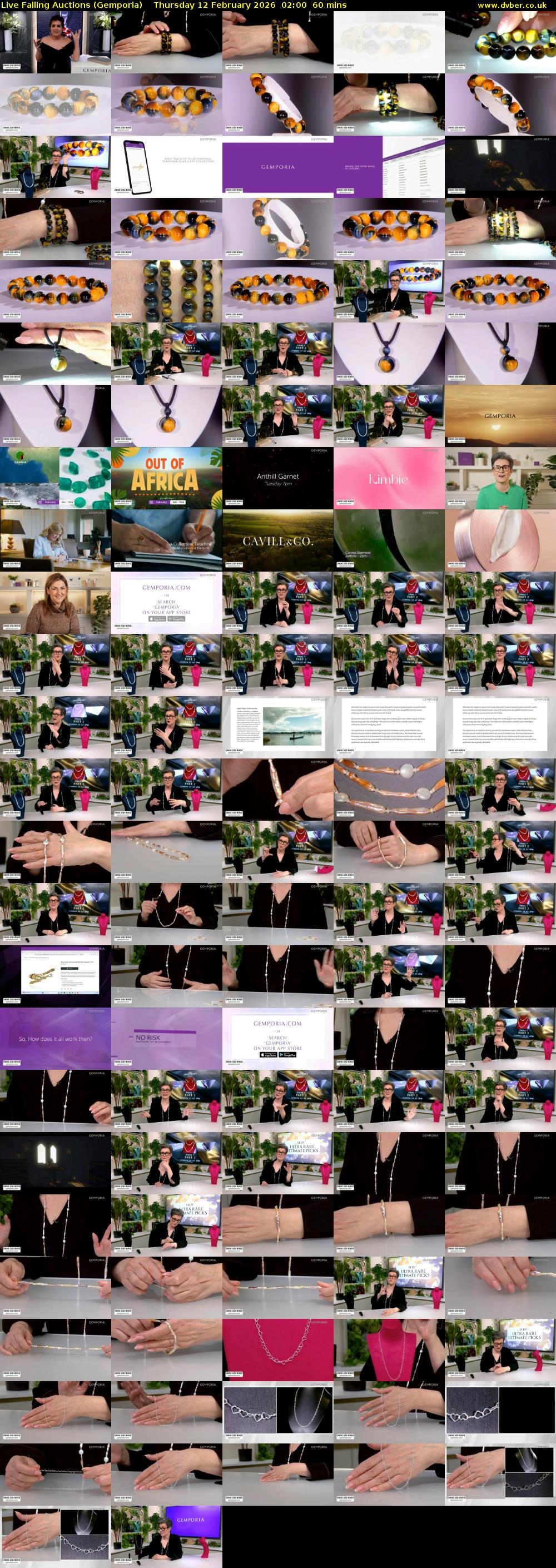 Live Falling Auctions (Gemporia) Thursday 12 February 2026 02:00 - 03:00