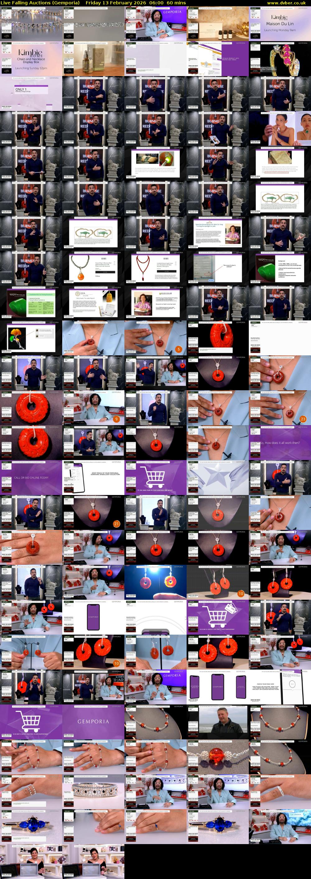 Live Falling Auctions (Gemporia) Friday 13 February 2026 06:00 - 07:00