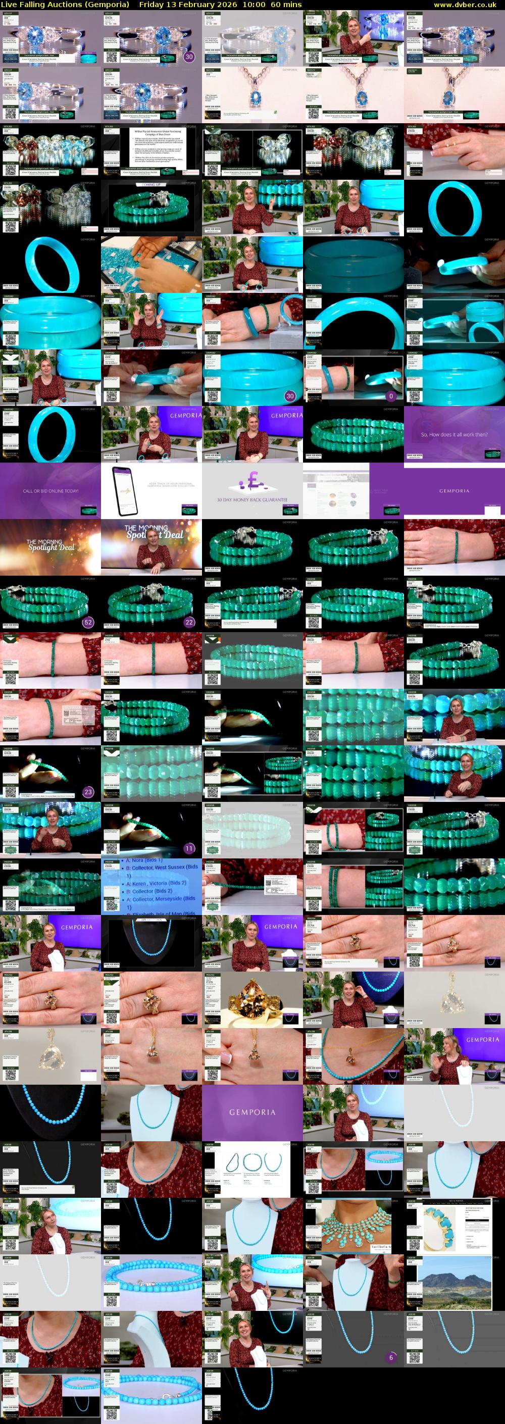 Live Falling Auctions (Gemporia) Friday 13 February 2026 10:00 - 11:00