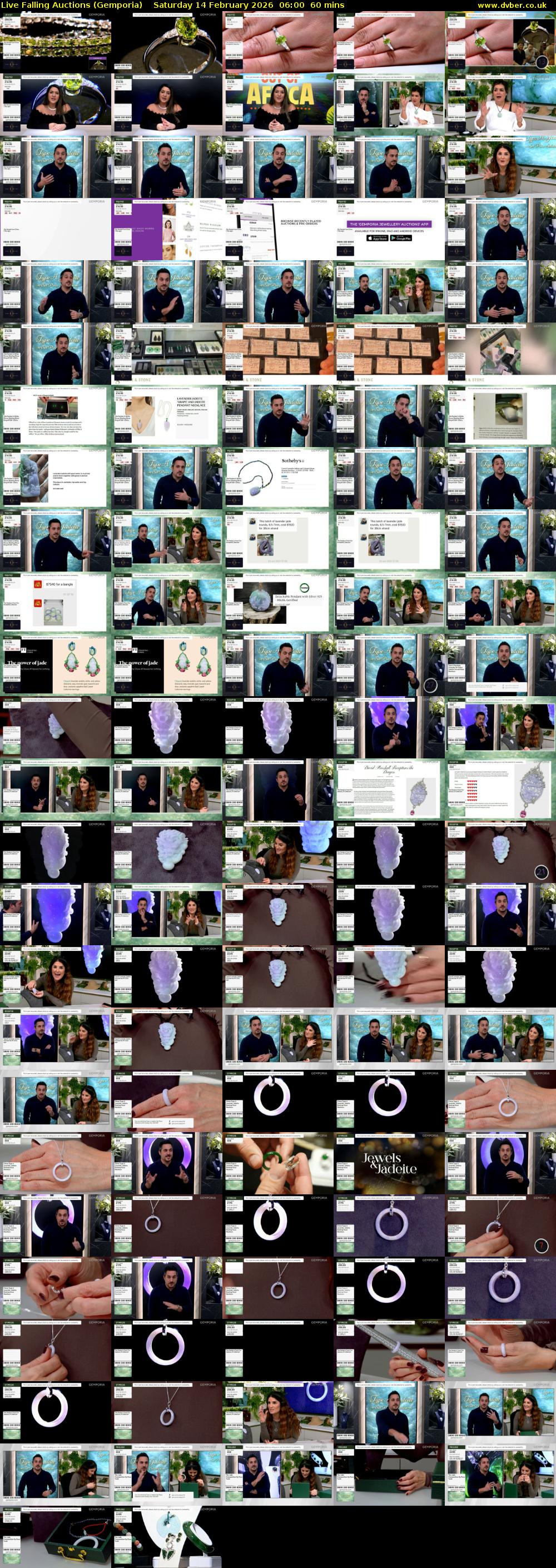 Live Falling Auctions (Gemporia) Saturday 14 February 2026 06:00 - 07:00