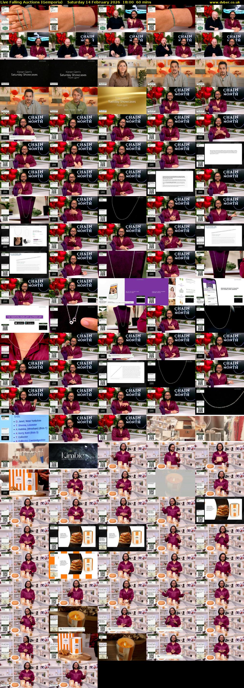Live Falling Auctions (Gemporia) Saturday 14 February 2026 18:00 - 19:00
