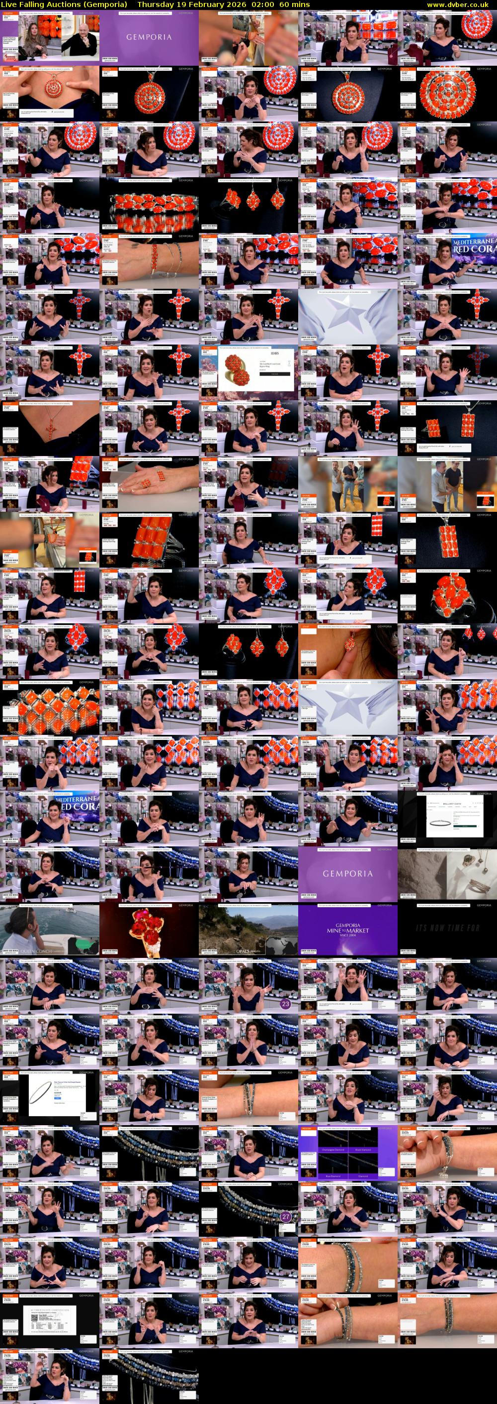 Live Falling Auctions (Gemporia) Thursday 19 February 2026 02:00 - 03:00