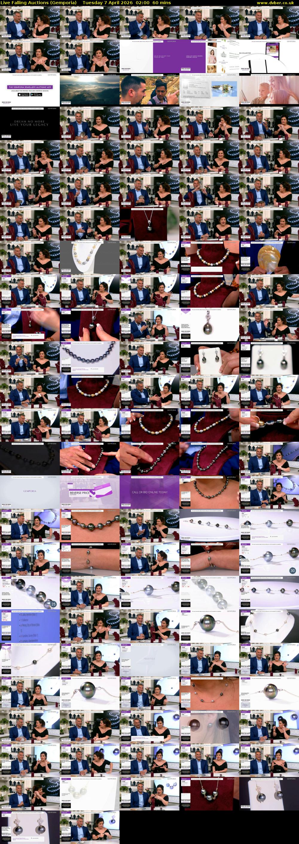 Live Falling Auctions (Gemporia) Tuesday 7 April 2026 02:00 - 03:00