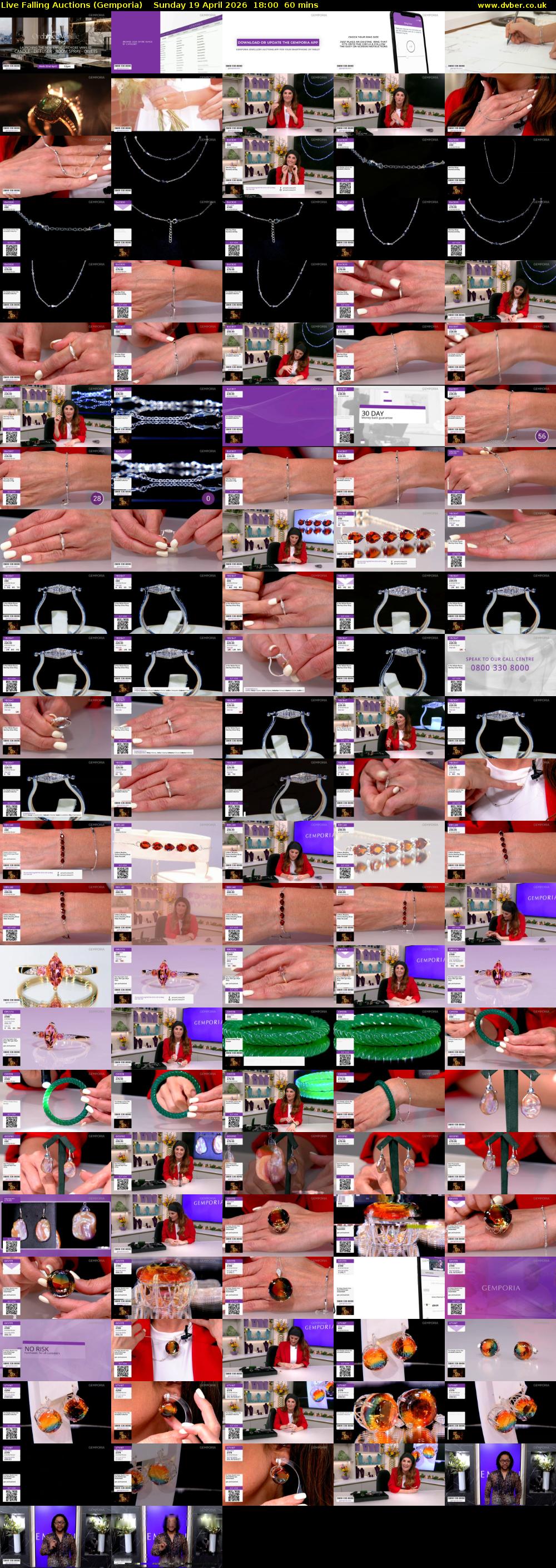 Live Falling Auctions (Gemporia) Sunday 19 April 2026 18:00 - 19:00