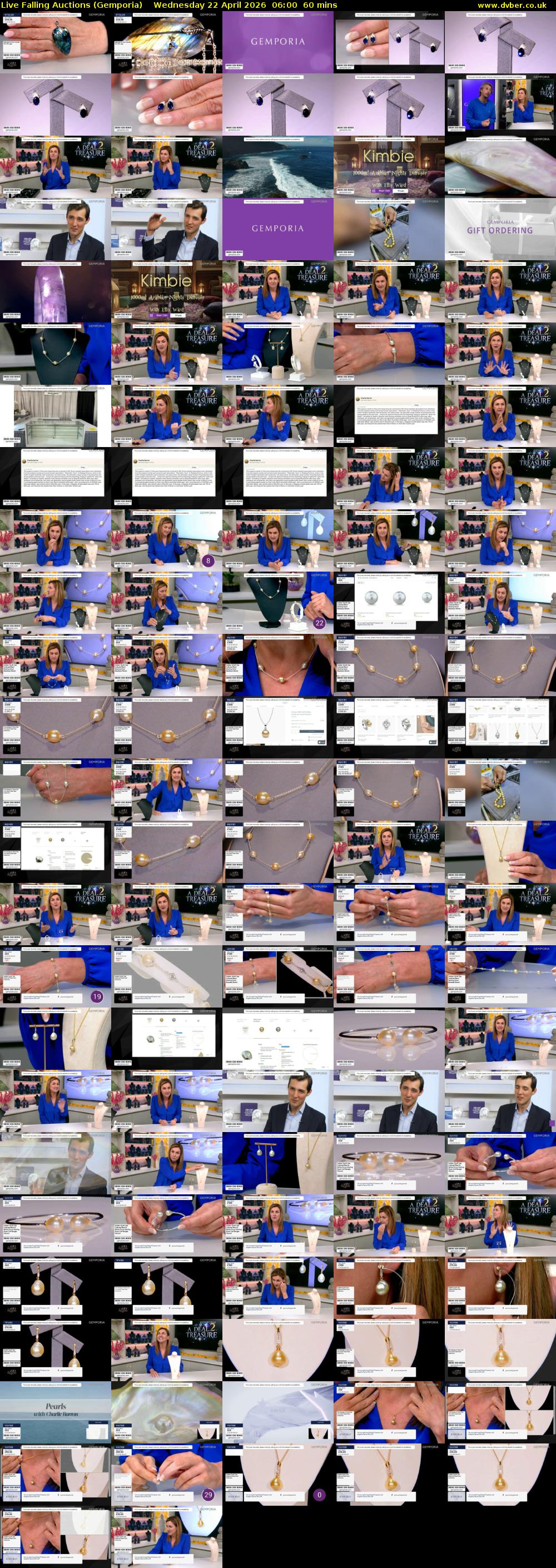Live Falling Auctions (Gemporia) Wednesday 22 April 2026 06:00 - 07:00