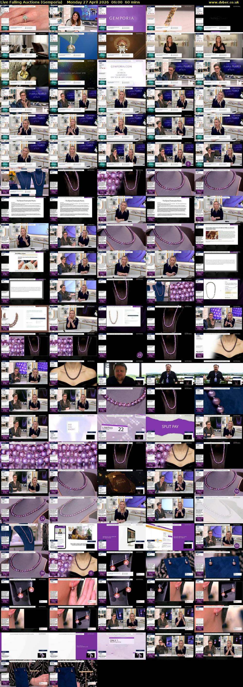 Live Falling Auctions (Gemporia) Monday 27 April 2026 06:00 - 07:00