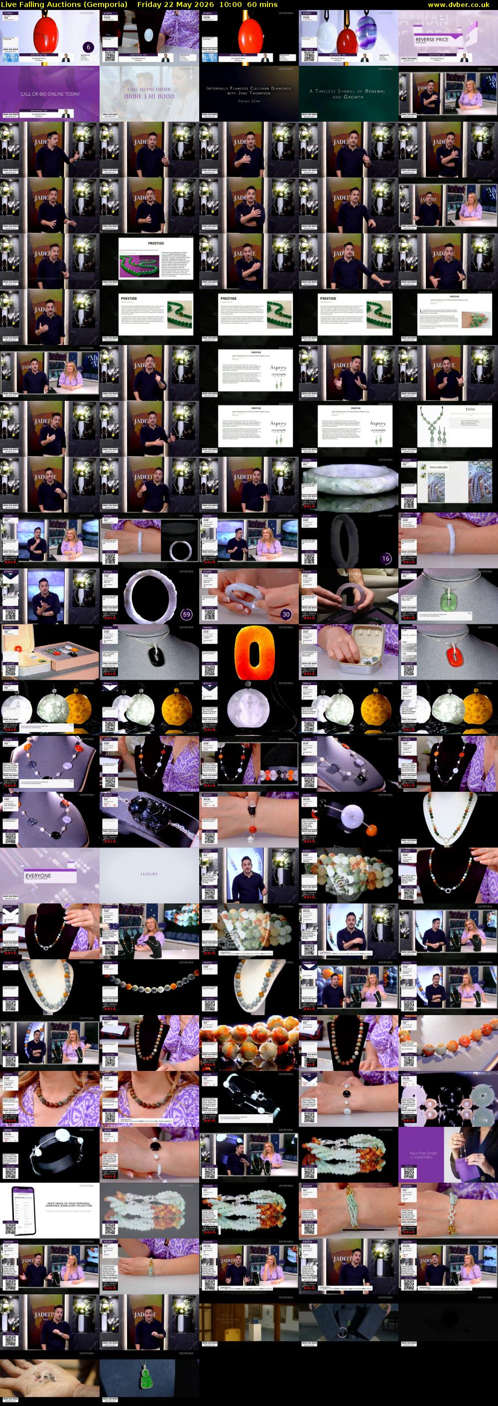 Live Falling Auctions (Gemporia) Friday 22 May 2026 10:00 - 11:00