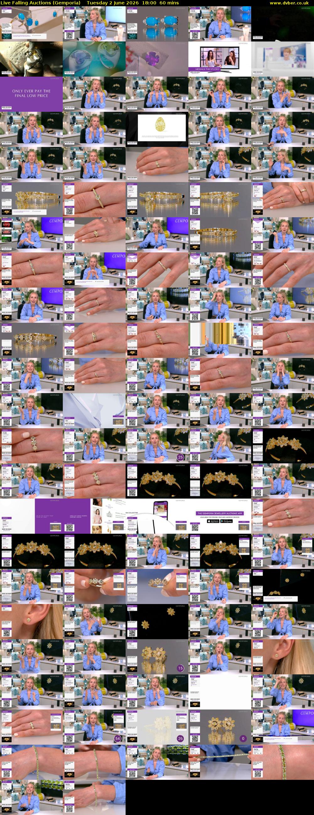 Live Falling Auctions (Gemporia) Tuesday 2 June 2026 18:00 - 19:00