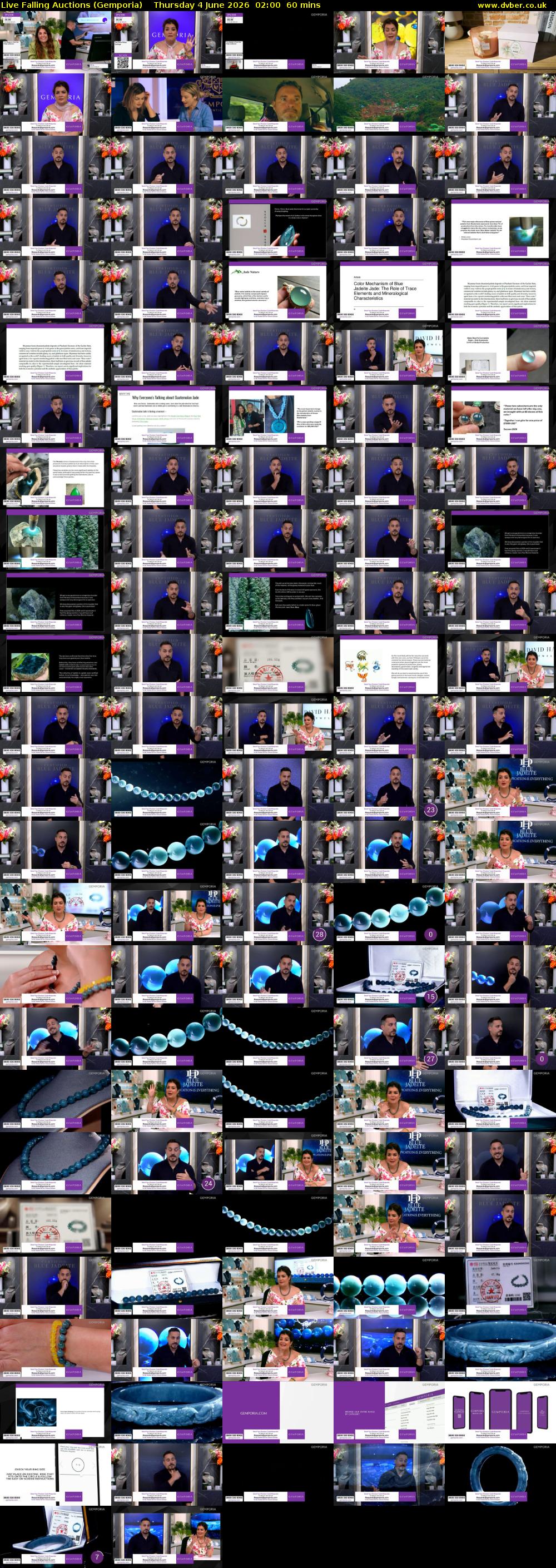 Live Falling Auctions (Gemporia) Thursday 4 June 2026 02:00 - 03:00