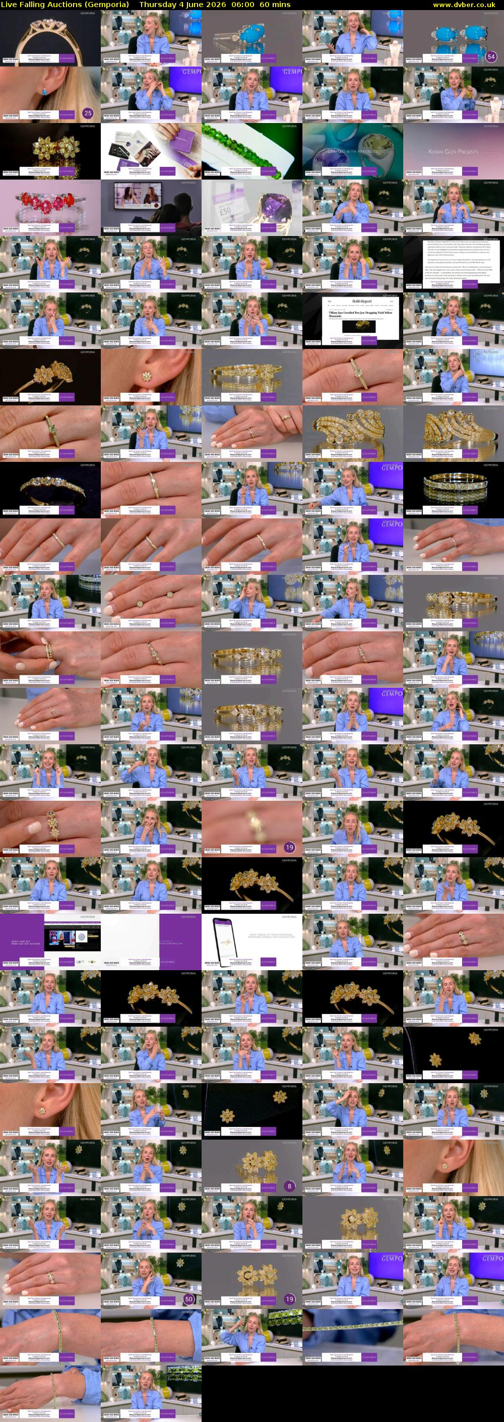 Live Falling Auctions (Gemporia) Thursday 4 June 2026 06:00 - 07:00