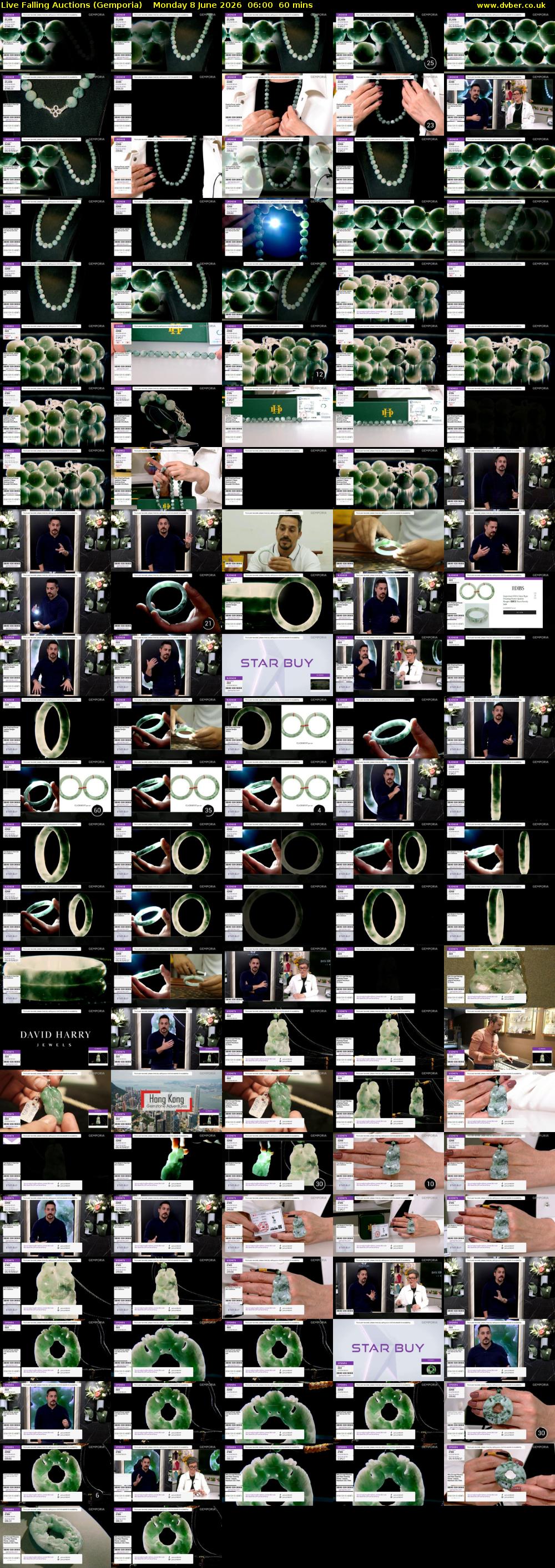 Live Falling Auctions (Gemporia) Monday 8 June 2026 06:00 - 07:00