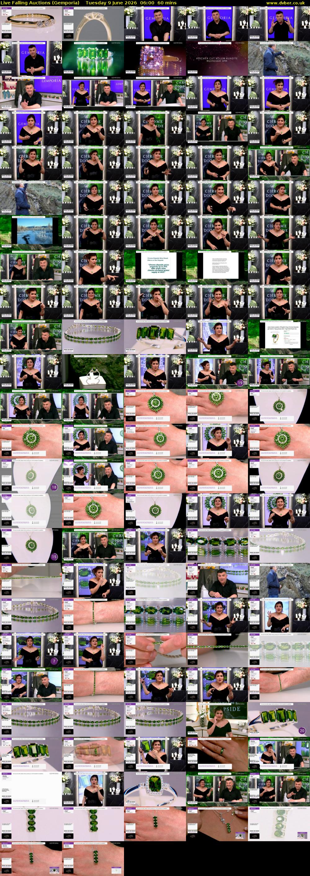 Live Falling Auctions (Gemporia) Tuesday 9 June 2026 06:00 - 07:00