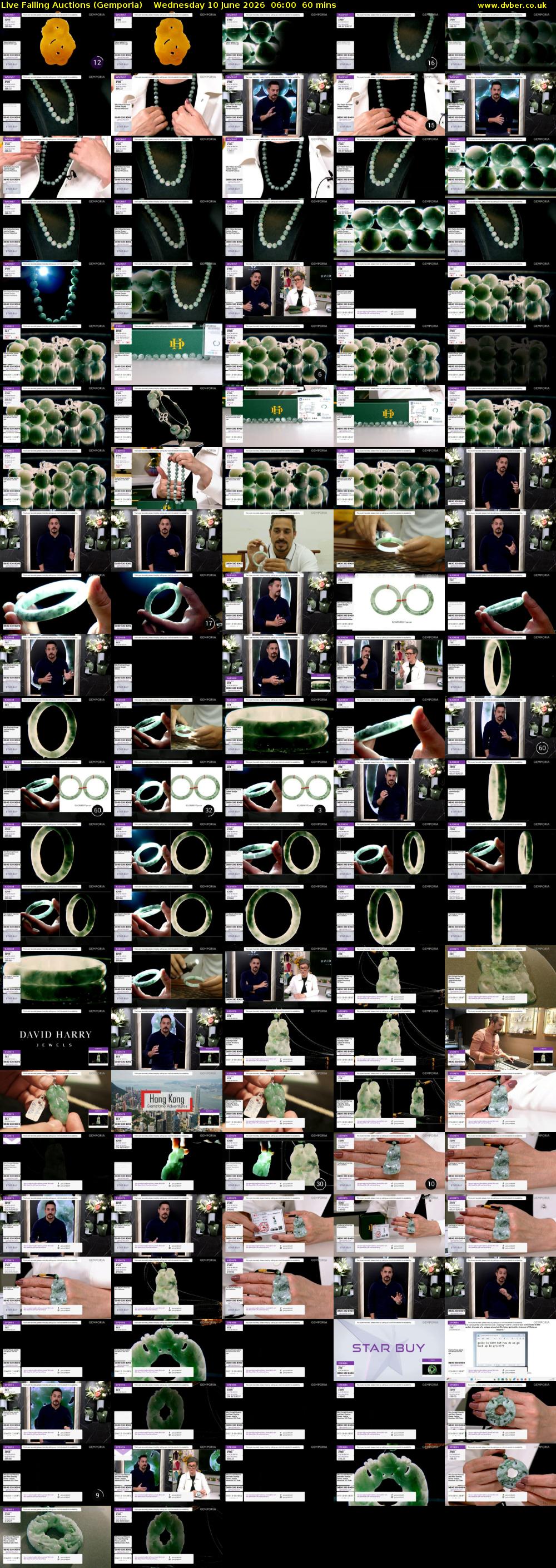 Live Falling Auctions (Gemporia) Wednesday 10 June 2026 06:00 - 07:00