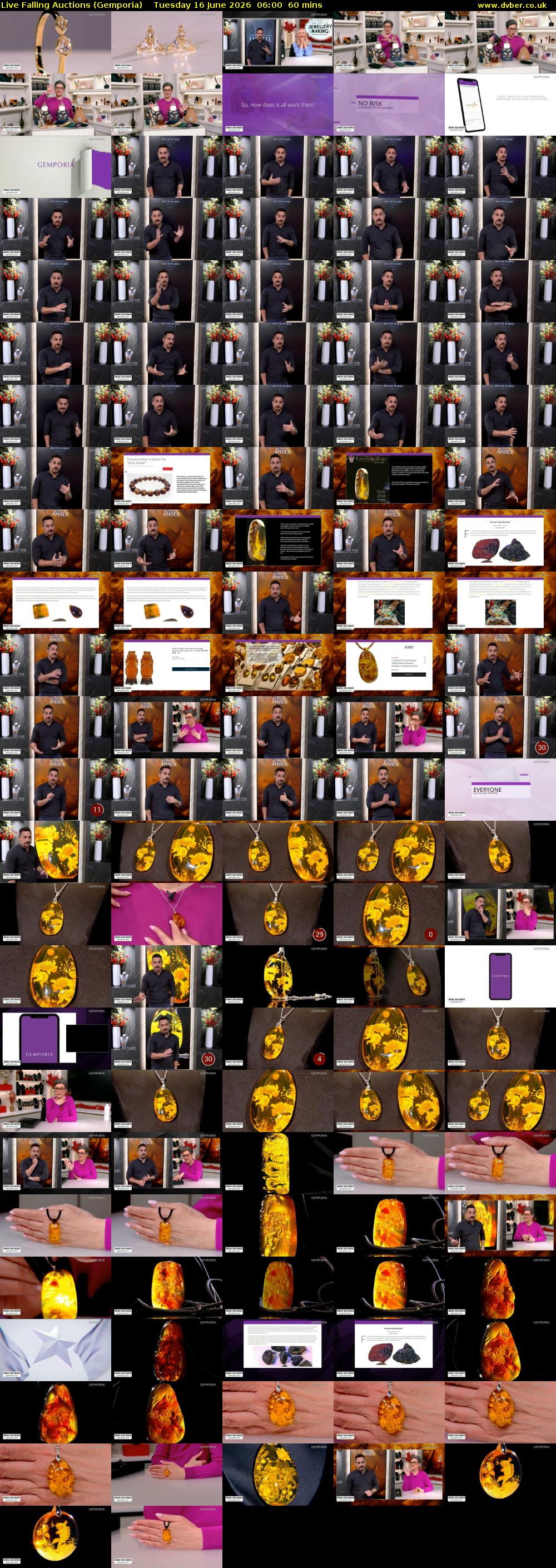 Live Falling Auctions (Gemporia) Tuesday 16 June 2026 06:00 - 07:00