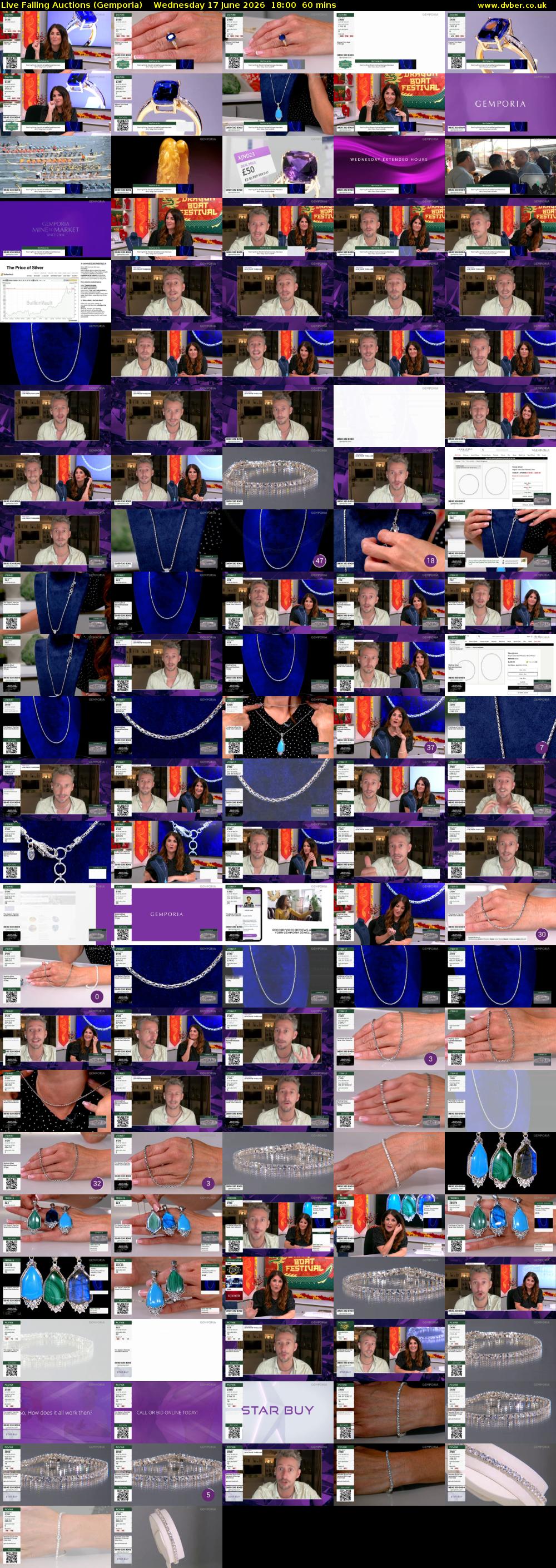 Live Falling Auctions (Gemporia) Wednesday 17 June 2026 18:00 - 19:00