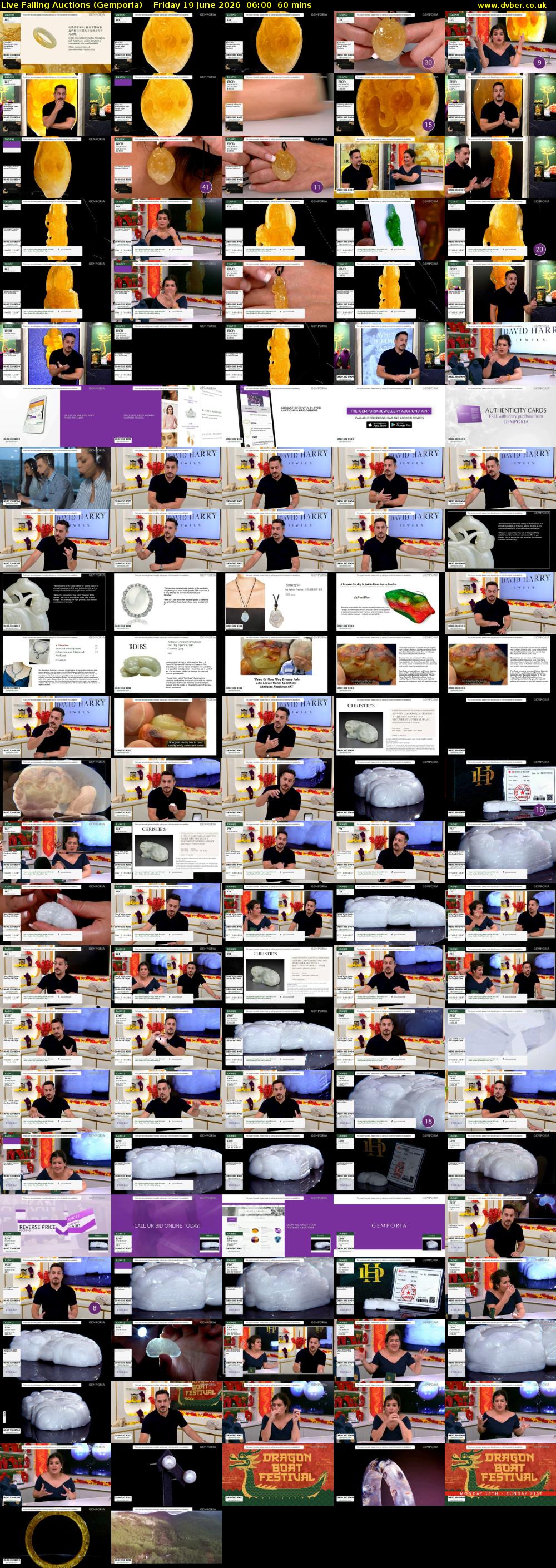 Live Falling Auctions (Gemporia) Friday 19 June 2026 06:00 - 07:00