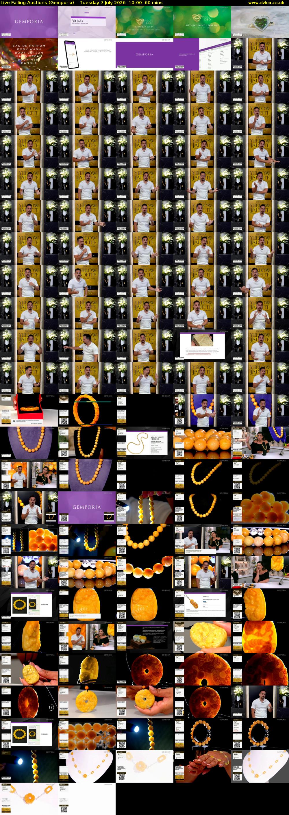 Live Falling Auctions (Gemporia) Tuesday 7 July 2026 10:00 - 11:00