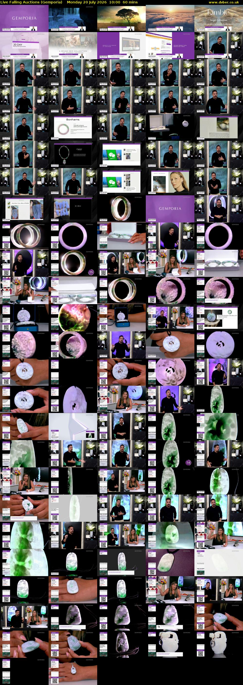 Live Falling Auctions (Gemporia) Monday 20 July 2026 10:00 - 11:00