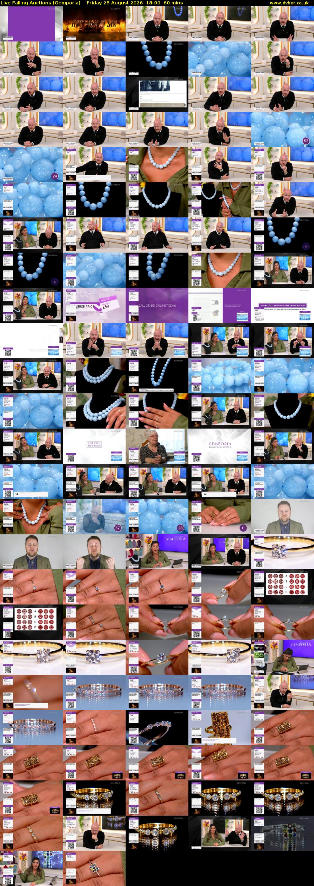 Live Falling Auctions (Gemporia) Friday 28 August 2026 18:00 - 19:00